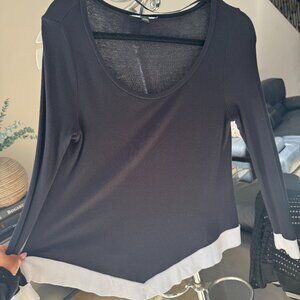 Womans Inc Long Sleeve Top with point